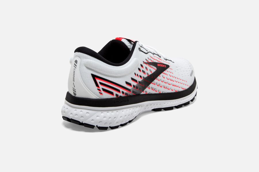 Brooks Ghost 13 Road Running Shoes - Womens - White/Pink/Black - VW1256987